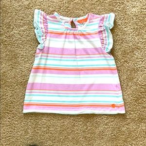 Joules flutter sleeve top